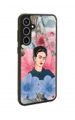 Samsung S23 FE Flowers Frida Kahlo Tasarımlı Glossy Telefon Kılıfı