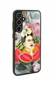 Samsung S23 FE Frida Kahlo Tasarımlı Glossy Telefon Kılıfı