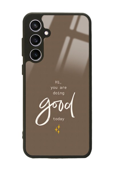 Samsung S23 FE Good Today Tasarımlı Glossy Telefon Kılıfı
