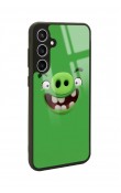 Samsung S23 FE Green Angry Birds Tasarımlı Glossy Telefon Kılıfı