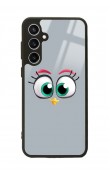 Samsung S23 FE Grey Angry Birds Tasarımlı Glossy Telefon Kılıfı