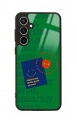 Samsung S23 FE Happy Green Tasarımlı Glossy Telefon Kılıfı
