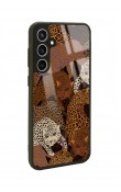 Samsung S23 FE Leoparlar Tasarımlı Glossy Telefon Kılıfı