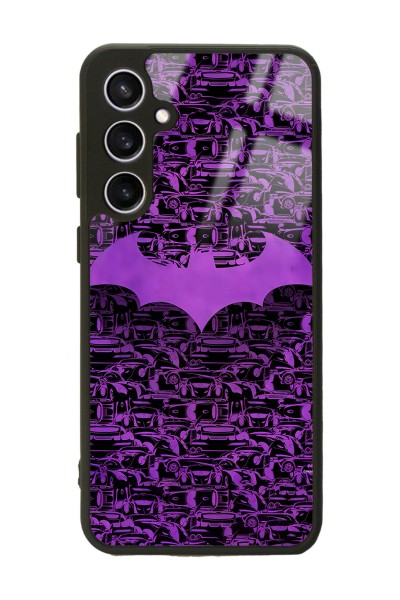 Samsung S23 FE Lila Batman Tasarımlı Glossy Telefon Kılıfı