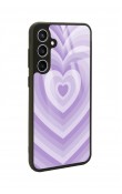Samsung S23 FE Lila Kalp Tasarımlı Glossy Telefon Kılıfı
