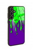 Samsung S23 FE Neon Damla Tasarımlı Glossy Telefon Kılıfı