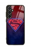 Samsung S23 FE Neon Superman Tasarımlı Glossy Telefon Kılıfı