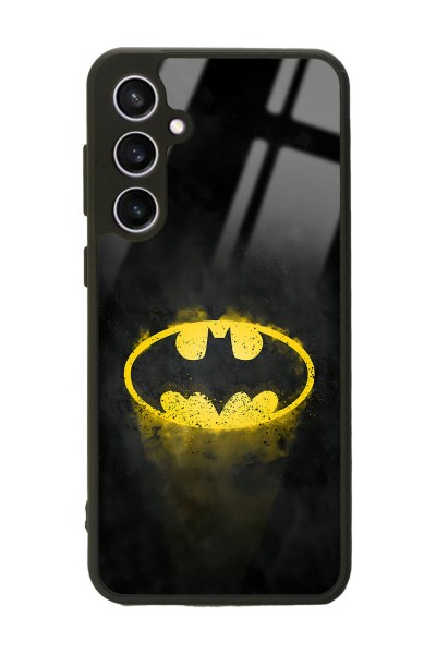 Samsung S23 FE Yellow Batman Tasarımlı Glossy Telefon Kılıfı