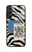 Samsung S23 FE Zebra Matısse Tasarımlı Glossy Telefon Kılıfı