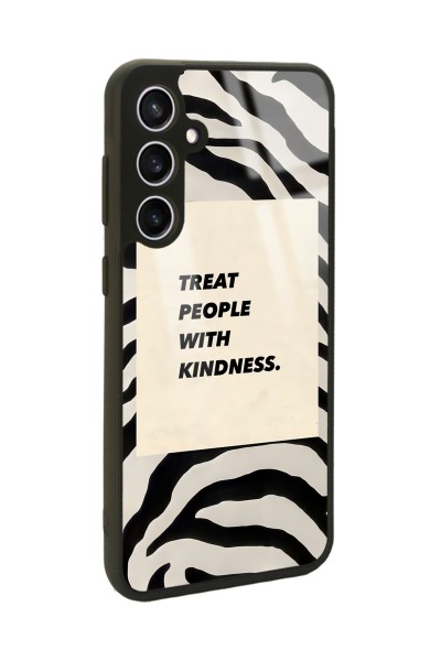 Samsung S23 FE Zebra Motto Tasarımlı Glossy Telefon Kılıfı