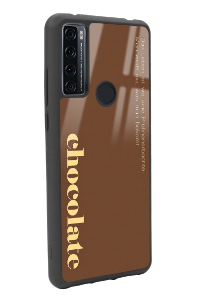 Tcl 20 Se Choclate Tasarımlı Glossy Telefon Kılıfı