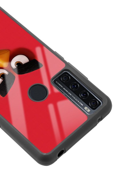 Tcl 20 Se Red Angry Birds Tasarımlı Glossy Telefon Kılıfı