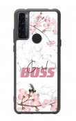 Tcl 20 Se Sakura Girl Boss Tasarımlı Glossy Telefon Kılıfı