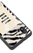 Tcl L7 Zebra Motto Tasarımlı Glossy Telefon Kılıfı