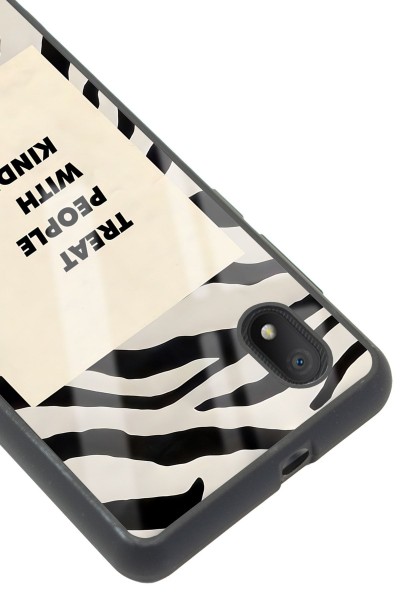 Tcl L7 Zebra Motto Tasarımlı Glossy Telefon Kılıfı