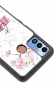 Tecno Spark 7t Sakura Girl Boss Tasarımlı Glossy Telefon Kılıfı