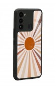 Tecno Spark 8c Retro Güneş Tasarımlı Glossy Telefon Kılıfı