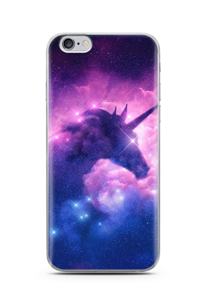 Unicorn Tasarımlı Süper Şeffaf Silikon Telefon Kılıfı iPhone 6 Plus