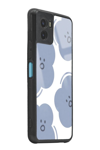 Vivo Y15s Cloud Face Tasarımlı Glossy Telefon Kılıfı