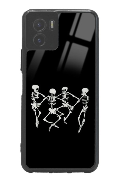 Vivo Y15s Dancer Skeleton Tasarımlı Glossy Telefon Kılıfı