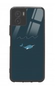 Vivo Y15s Doodle Fish Tasarımlı Glossy Telefon Kılıfı