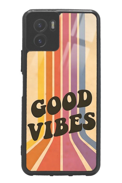 Vivo Y15s Good Vibes Tasarımlı Glossy Telefon Kılıfı