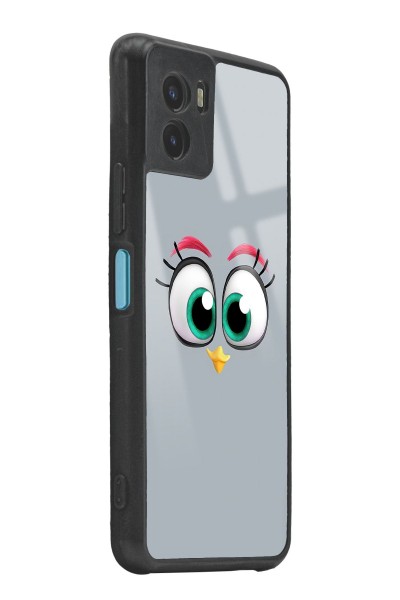 Vivo Y15s Grey Angry Birds Tasarımlı Glossy Telefon Kılıfı