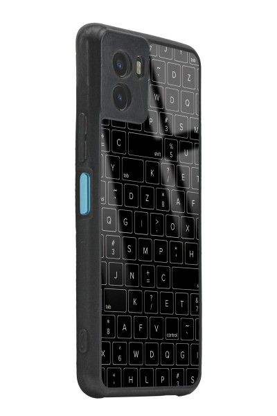 Vivo Y15s Keyboard Tasarımlı Glossy Telefon Kılıfı