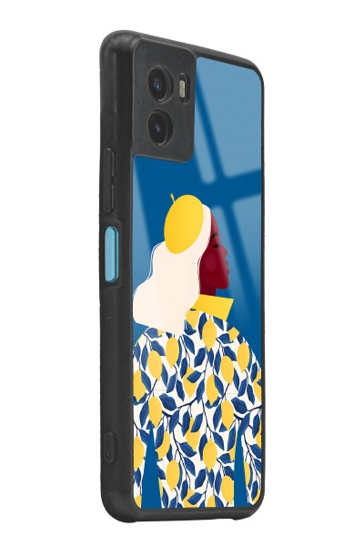 Vivo Y15s Lemon Woman Tasarımlı Glossy Telefon Kılıfı