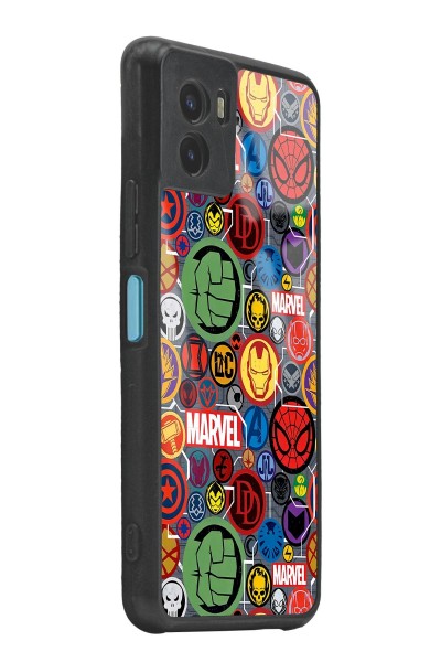 Vivo Y15s Marvel Face Tasarımlı Glossy Telefon Kılıfı