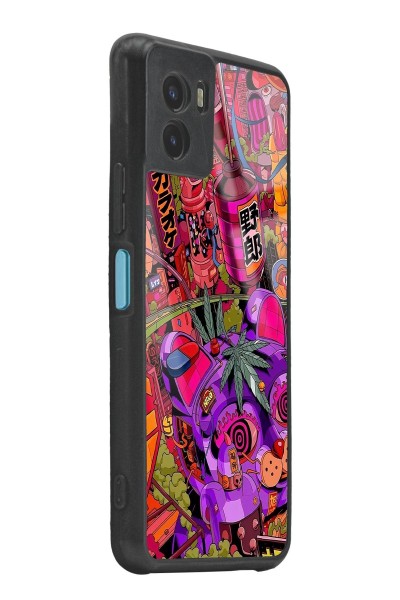 Vivo Y15s Neon Island Tasarımlı Glossy Telefon Kılıfı