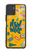 Vivo Y15s New Wave Tasarımlı Glossy Telefon Kılıfı