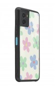 Vivo Y15s Nude Çiçek Tasarımlı Glossy Telefon Kılıfı