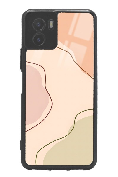 Vivo Y15s Nude Colors Tasarımlı Glossy Telefon Kılıfı