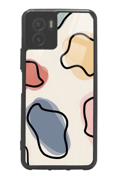 Vivo Y15s Nude Milky Tasarımlı Glossy Telefon Kılıfı