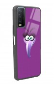 Vivo Y20 Purple Angry Birds Tasarımlı Glossy Telefon Kılıfı
