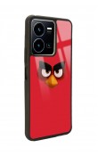 Vivo Y35 Red Angry Birds Tasarımlı Glossy Telefon Kılıfı