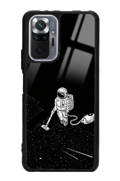 Xiaomi Redmi Note 10 Pro - Max Astronot Tatiana Tasarımlı Glossy Telefon Kılıfı