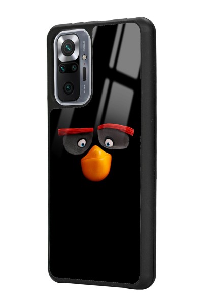 Xiaomi Redmi Note 10 Pro - Max Black Angry Birds Tasarımlı Glossy Telefon Kılıfı
