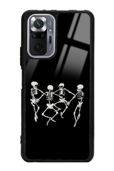Xiaomi Redmi Note 10 Pro - Max Dancer Skeleton Tasarımlı Glossy Telefon Kılıfı
