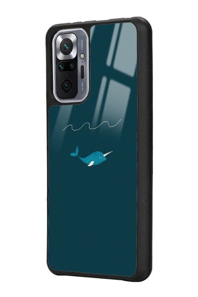 Xiaomi Redmi Note 10 Pro - Max Doodle Fish Tasarımlı Glossy Telefon Kılıfı