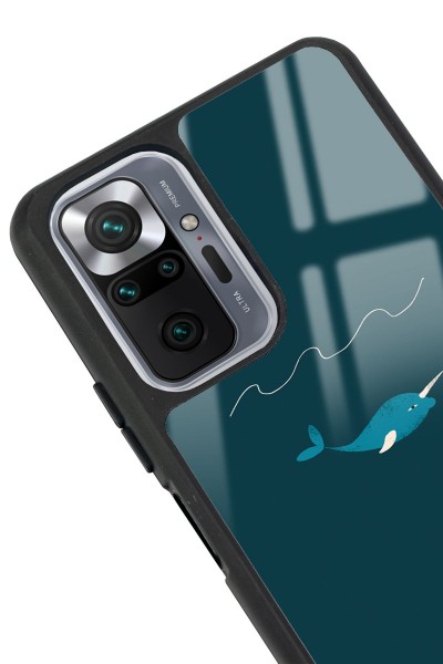 Xiaomi Redmi Note 10 Pro - Max Doodle Fish Tasarımlı Glossy Telefon Kılıfı