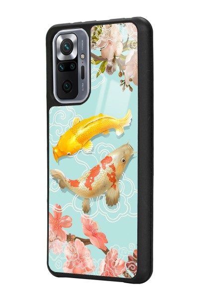Xiaomi Redmi Note 10 Pro - Max Koi Balığı Tasarımlı Glossy Telefon Kılıfı