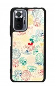 Xiaomi Redmi Note 10 Pro - Max Mickey Stamp Tasarımlı Glossy Telefon Kılıfı