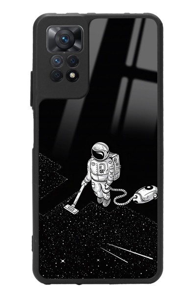 Xiaomi Redmi Note 11 Pro Astronot Tatiana Tasarımlı Glossy Telefon Kılıfı
