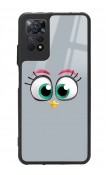 Xiaomi Redmi Note 11 Pro Grey Angry Birds Tasarımlı Glossy Telefon Kılıfı