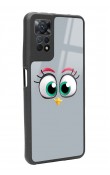 Xiaomi Redmi Note 11 Pro Grey Angry Birds Tasarımlı Glossy Telefon Kılıfı