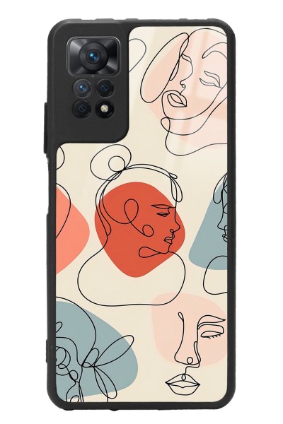 Xiaomi Redmi Note 11 Pro Nude Maske Tasarımlı Glossy Telefon Kılıfı