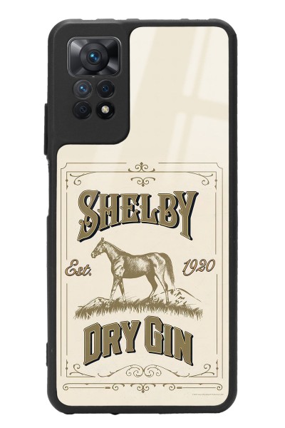 Xiaomi Redmi Note 11 Pro Peaky Blinders Shelby Dry Gin Tasarımlı Glossy Telefon Kılıfı