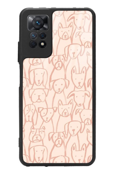 Xiaomi Redmi Note 11 Pro Pink Dog Tasarımlı Glossy Telefon Kılıfı